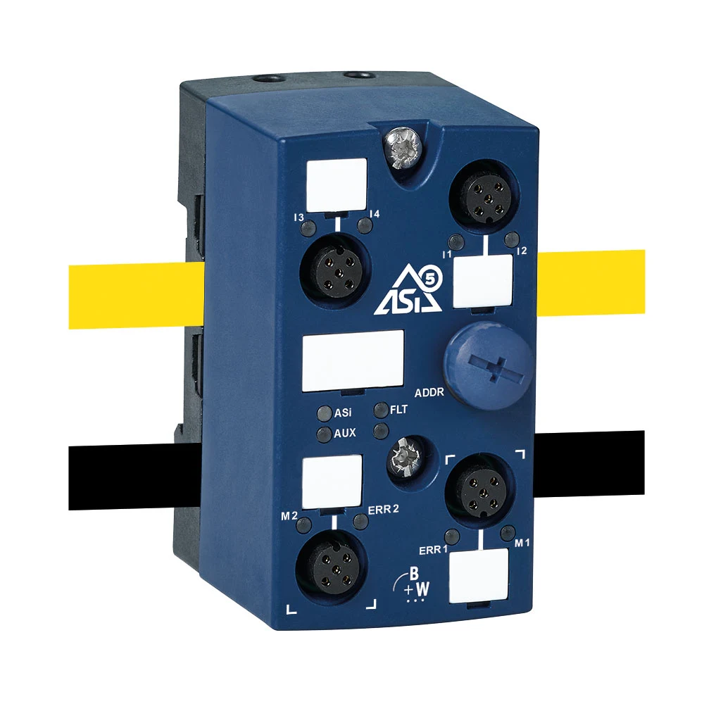 Офіційне зображення моторного модуля Bihl+Wiedemann BWU4246 ASi-5 для двох моторизованих роликів 24 V
