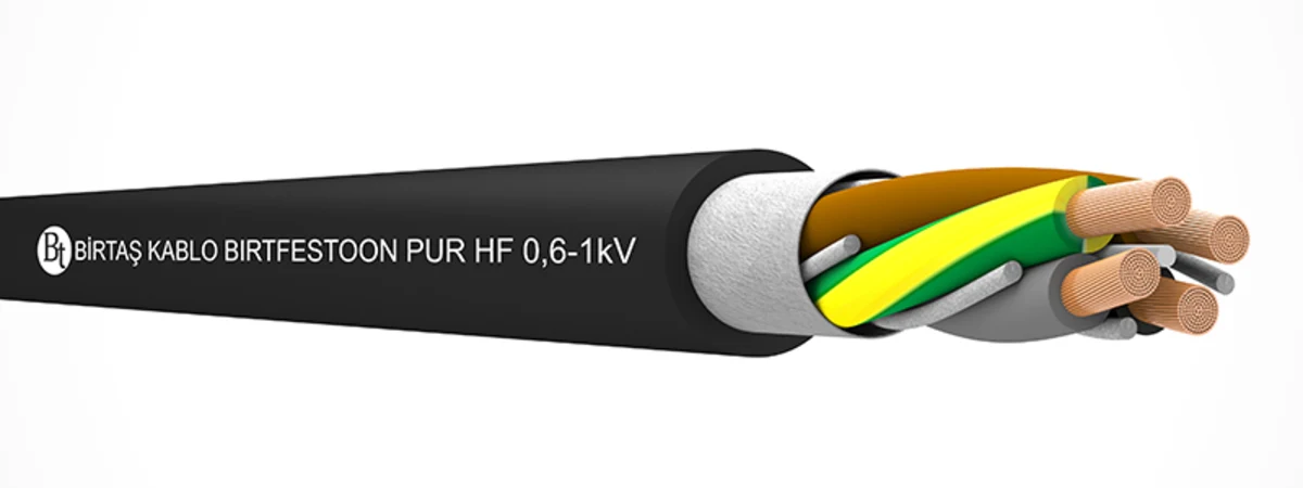 Силовий крановий кабель і кабель керування Birtaş Kablo BIRTFESTOON PUR-HF