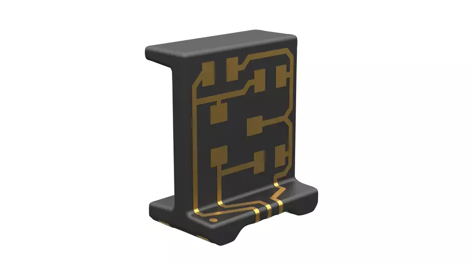 Носій електронних компонентів HARTING 78 01 030 0011 за технологією 3D-MID із тривимірними провідними доріжками